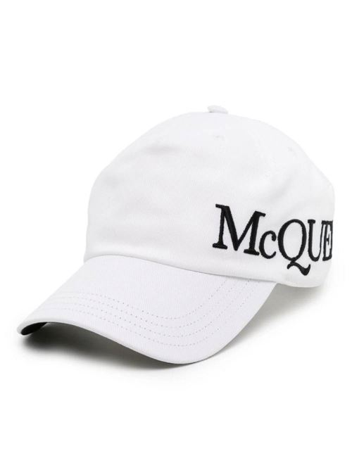 Logo-embroidered cotton cap Alexander McQueen | 6328964105Q9060